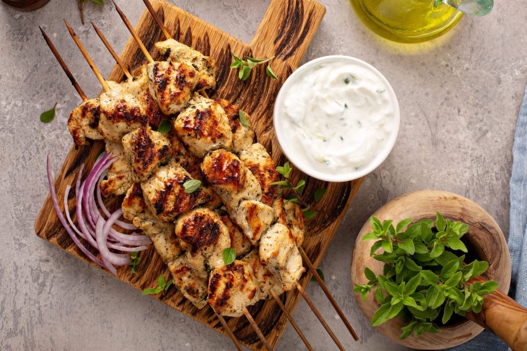 Marinated Chicken Souvlaki